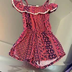 One piece shorts jumper. Super cute!